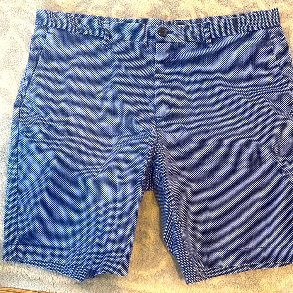 MICHAEL KORS MENS SHORTS BLUE MICRO DOT SZ 38. EXC